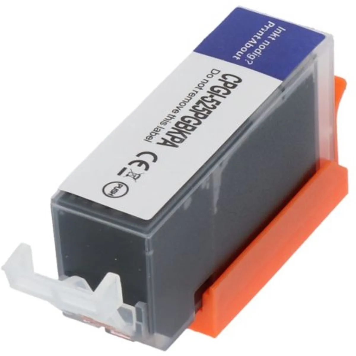 PrintAbout PGI-525PGBK Inktcartridge - Zwart - 23ml