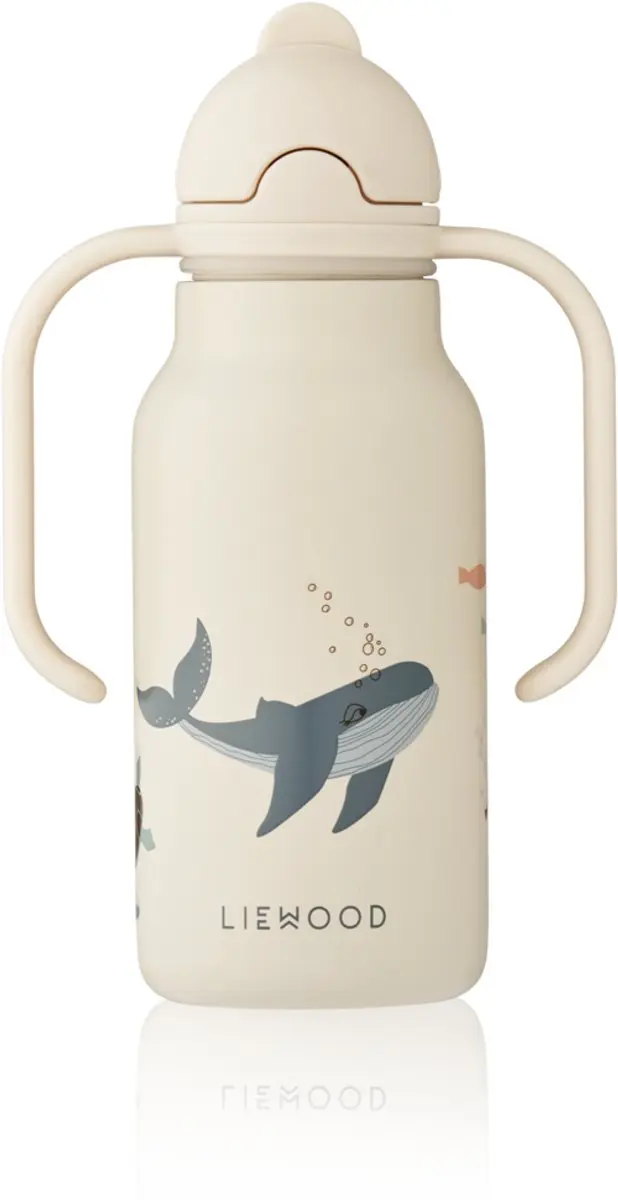 Liewood Drinkfles RVS Kimmie Sea Creature Sandy 250ml