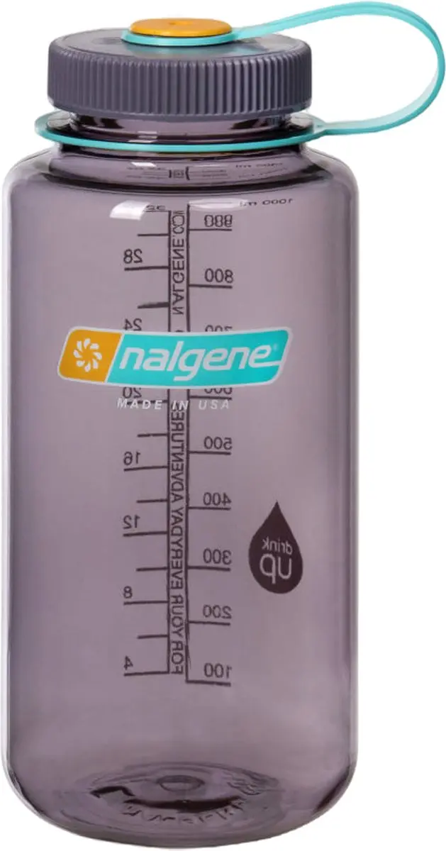 Nalgene Wide Mouth Fles 1L - Aubergine - afbeelding 6 van 6