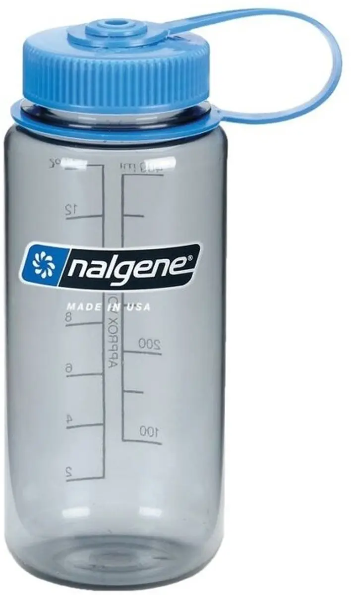 Nalgene Wide Mouth Fles 500ml - BPA-vrij - Grijs - afbeelding 4 van 4