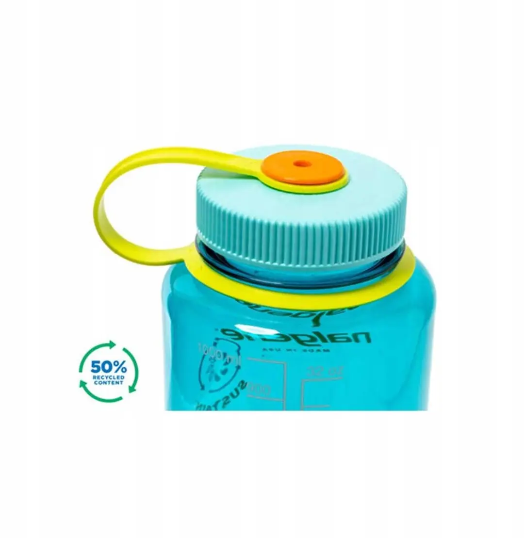 Nalgene Wide Mouth Fles 1L - Cerulean - afbeelding 6 van 6
