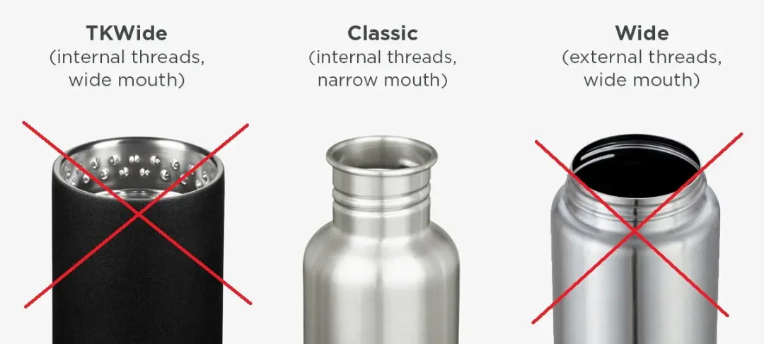 Klean Kanteen RVS Loop Cap 1000624 - Zwart