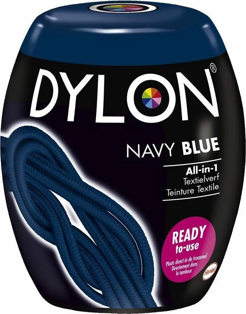 Dylon Wasmachine Textielverf Pods Navy Blue