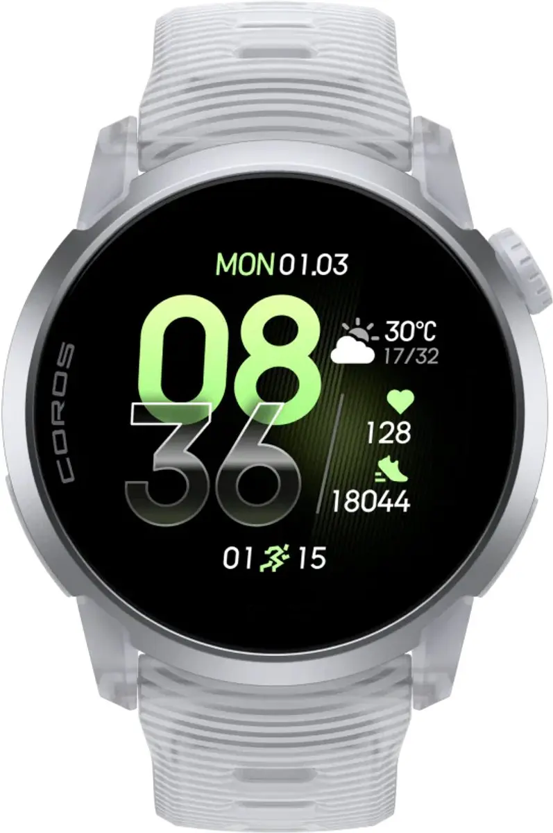 Coros Pace 4 - 43mm - Siliconen - Crystal Black - afbeelding 4 van 5