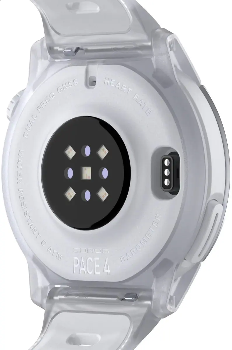 Coros Pace 4 - 43mm - Siliconen - Crystal Black - afbeelding 3 van 5