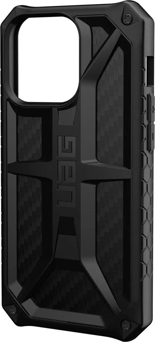Urban Armor Gear Monarch Series iPhone 13 Pro Hoesje - Carbon Fiber - MPN 113151114242 - afbeelding 2 van 6