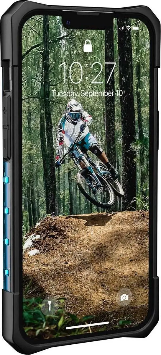 Urban Armor Gear Plasma Series iPhone 13 Pro Hoesje - Blauw - afbeelding 6 van 6