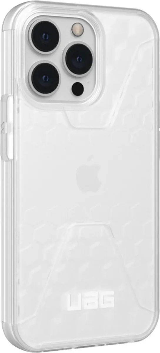 Urban Armor Gear Civilian Series iPhone 13 Pro Hoesje - Transparant - afbeelding 4 van 6