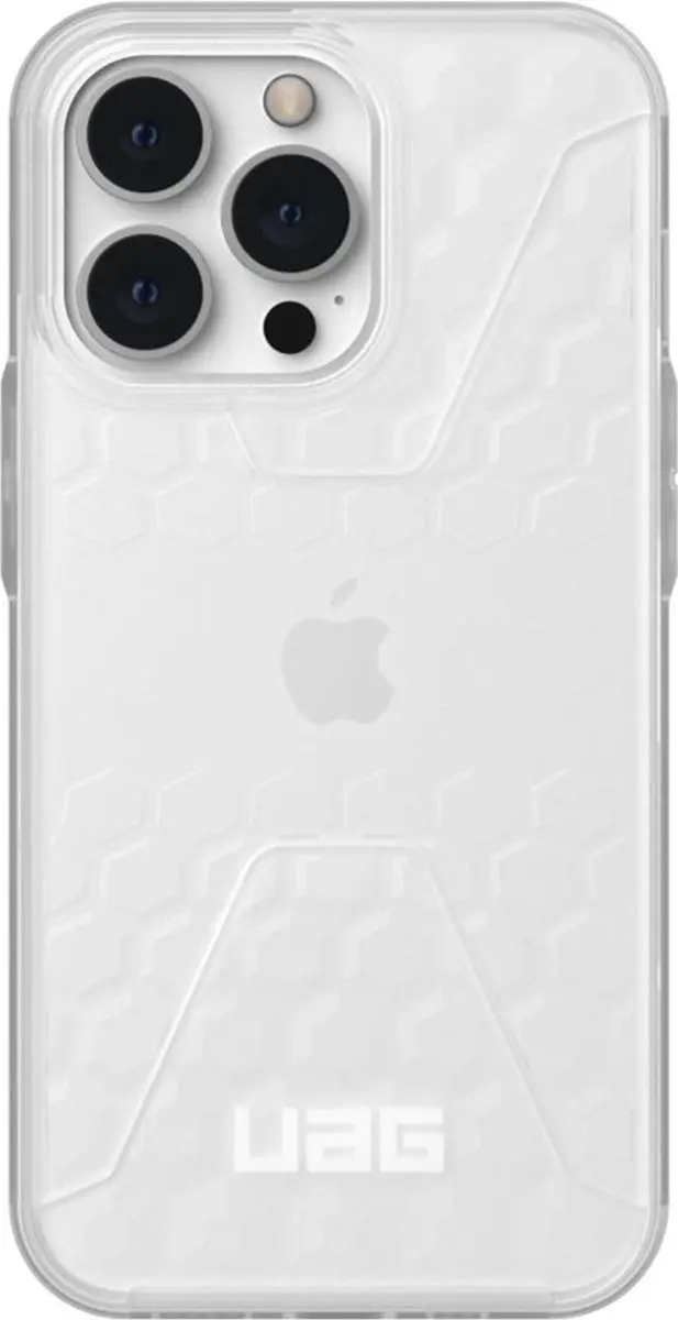 Urban Armor Gear Civilian Series iPhone 13 Pro Hoesje - Transparant - afbeelding 2 van 6