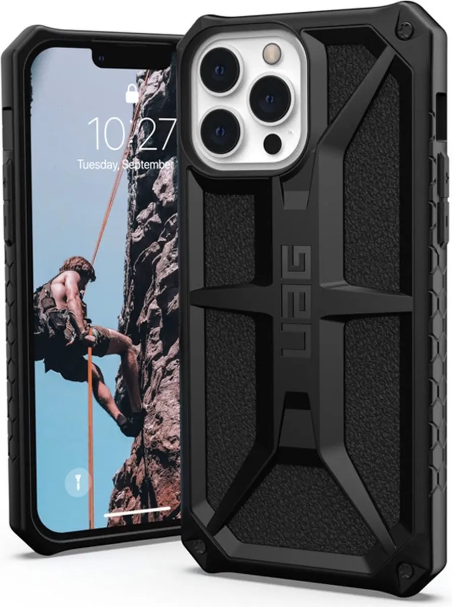Urban Armor Gear Monarch Hoes iPhone 13 Pro Max - Zwart - 113161114040 - afbeelding 5 van 6