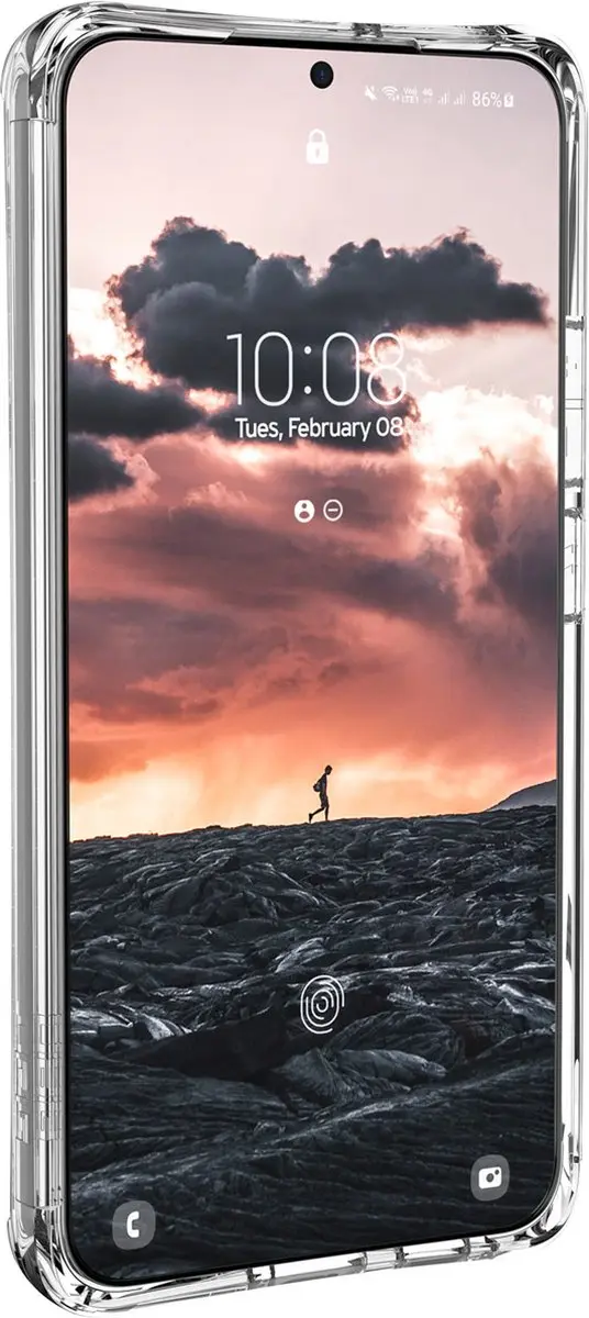 Urban Armor Gear Plyo Samsung Galaxy S22 Plus Hoesje - Grijs/Transparant - afbeelding 4 van 6