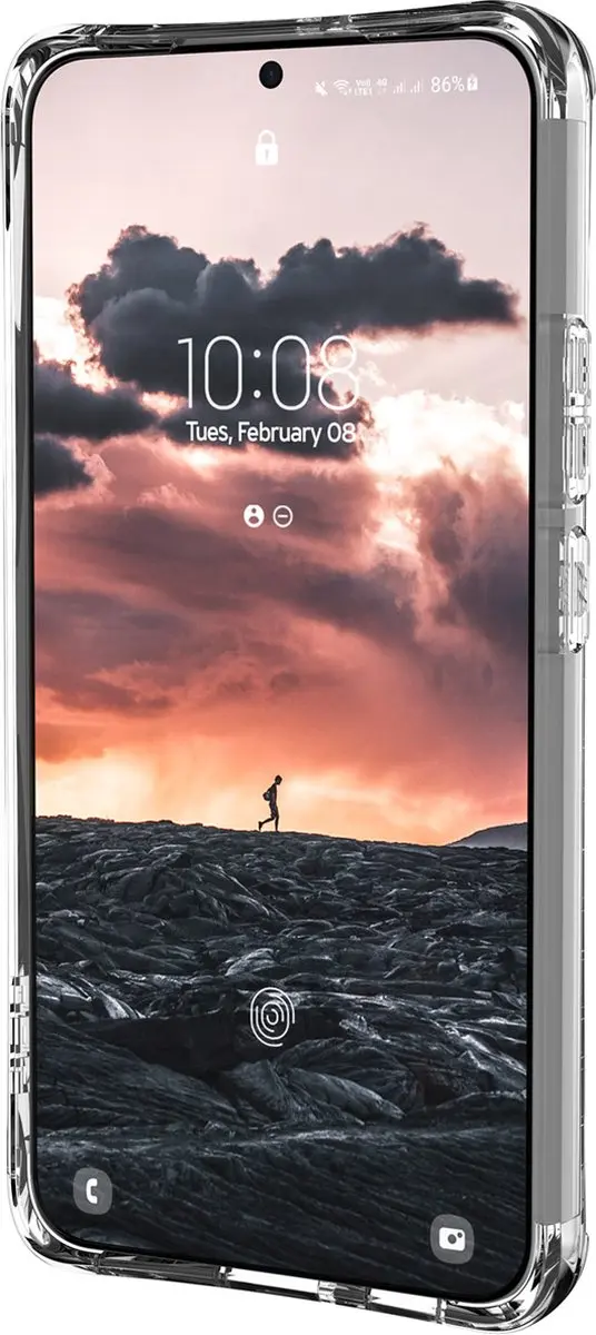 Urban Armor Gear Plyo Samsung Galaxy S22 Plus Hoesje - Grijs/Transparant - afbeelding 3 van 6