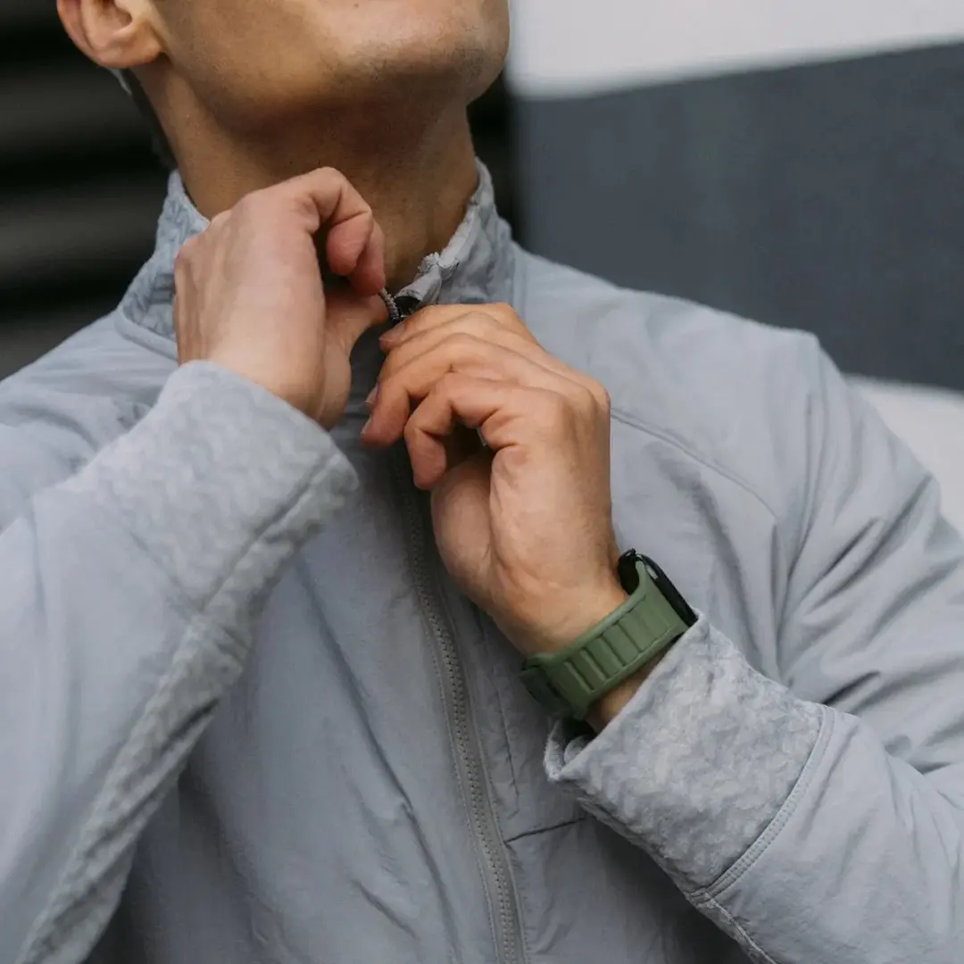 KeyBudz Journey FKM Horlogeband 44-49mm - Groen - afbeelding 5 van 6