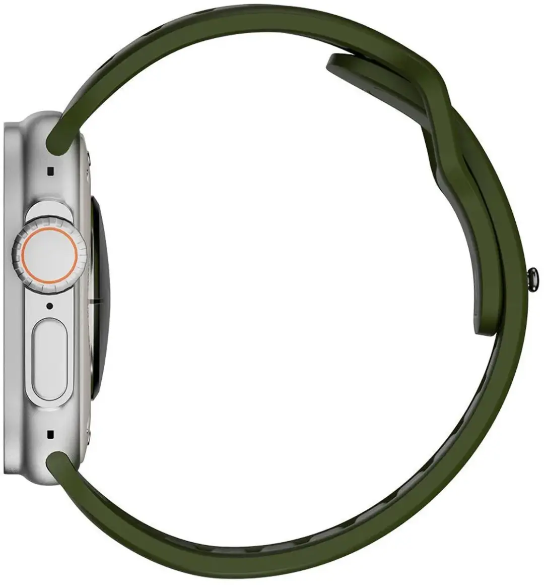 KeyBudz Journey FKM Horlogeband 44-49mm - Groen - afbeelding 6 van 6