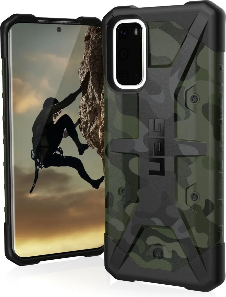 Urban Armor Gear Pathfinder Hoesje Samsung Galaxy S20 - Forest Camo - afbeelding 6 van 6