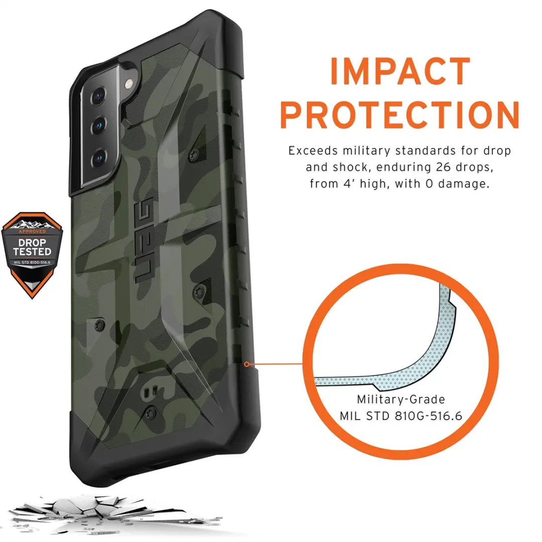 Urban Armor Gear Pathfinder Hoesje Samsung Galaxy S21 Plus - Camouflage - afbeelding 5 van 6