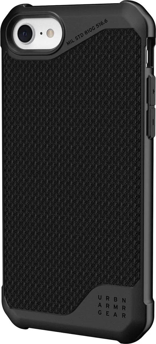 Urban Armor Gear Metropolis LT iPhone SE (2020/2022) Hoesje - Zwart - afbeelding 2 van 6