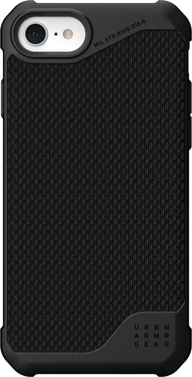 Urban Armor Gear Metropolis LT iPhone SE (2020/2022) Hoesje - Zwart - afbeelding 6 van 6