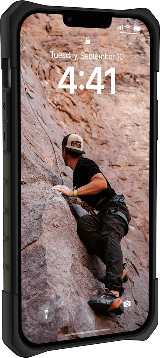 Urban Armor Gear Pathfinder iPhone 14 Plus Hoesje - Olive - afbeelding 5 van 6
