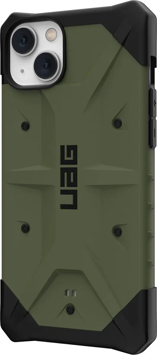 Urban Armor Gear Pathfinder iPhone 14 Plus Hoesje - Olive - afbeelding 4 van 6