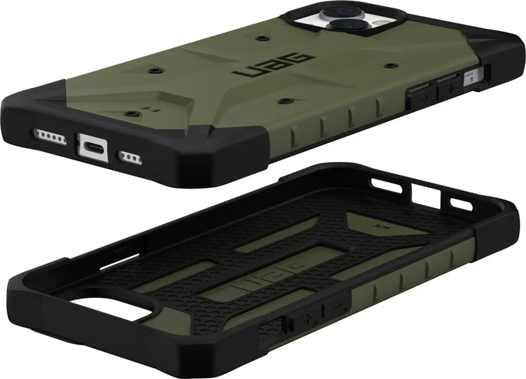 Urban Armor Gear Pathfinder iPhone 14 Plus Hoesje - Olive - afbeelding 6 van 6