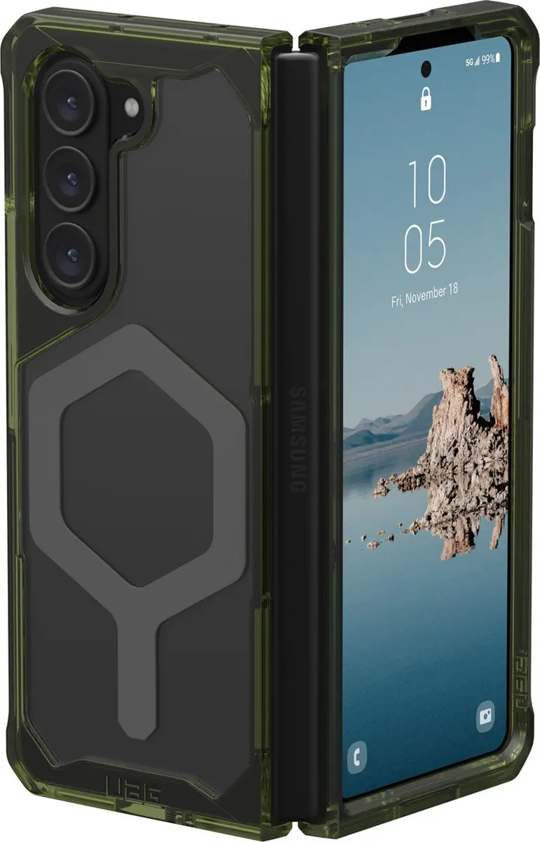 Urban Armor Gear Plyo Pro Backcover Samsung Galaxy Z Fold 5 - 21421511723A - Olive - afbeelding 3 van 6