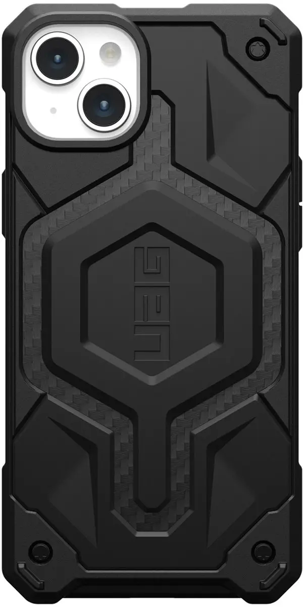 Urban Armor Gear Monarch Pro iPhone 15 Plus Mag Hoesje 114220114242 - Zwart - afbeelding 5 van 6