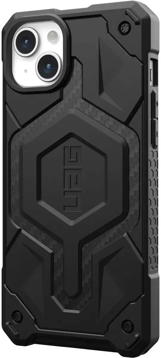 Urban Armor Gear Monarch Pro iPhone 15 Plus Mag Hoesje 114220114242 - Zwart - afbeelding 2 van 6