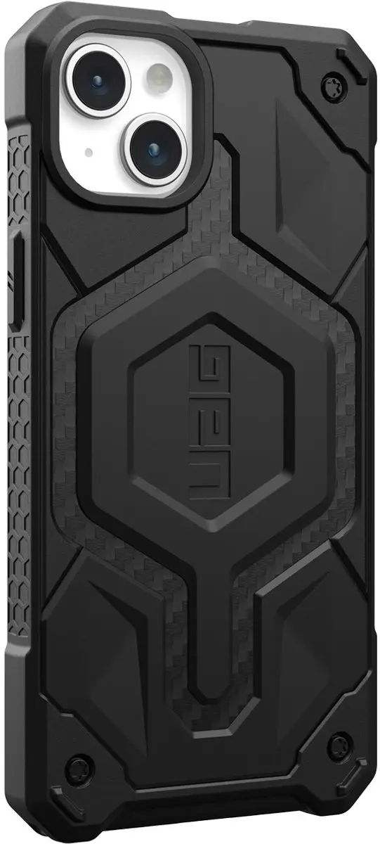 Urban Armor Gear Monarch Pro iPhone 15 Plus Mag Hoesje 114220114242 - Zwart - afbeelding 4 van 6