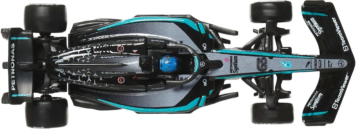 Hot Wheels Premium Mercedes-AMG Petronas F1 #63 JKD80 - Meerkleurig