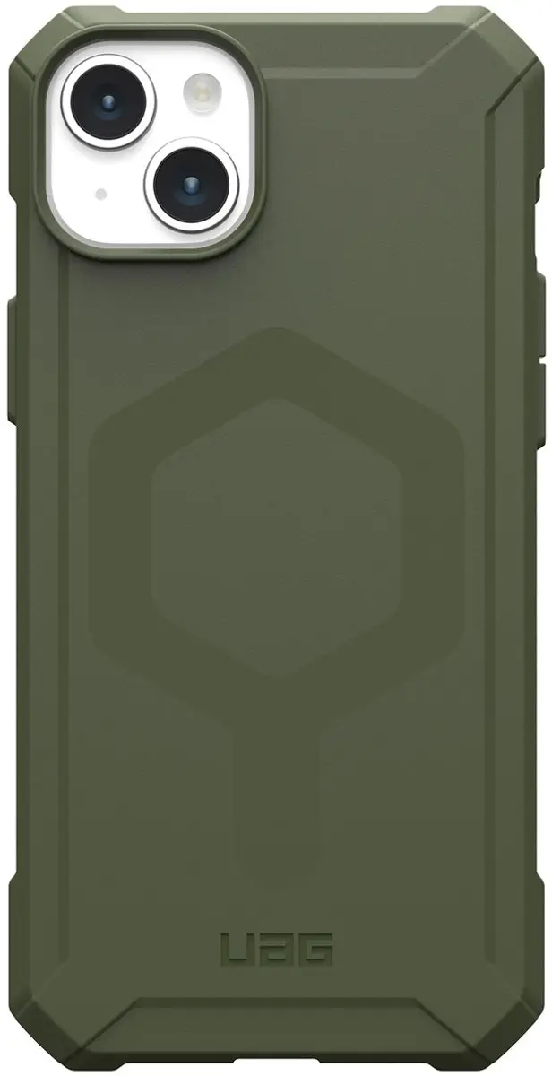 Urban Armor Gear Essential Armor iPhone 15 Plus Hoesje - Groen - 114307117272 - afbeelding 5 van 6