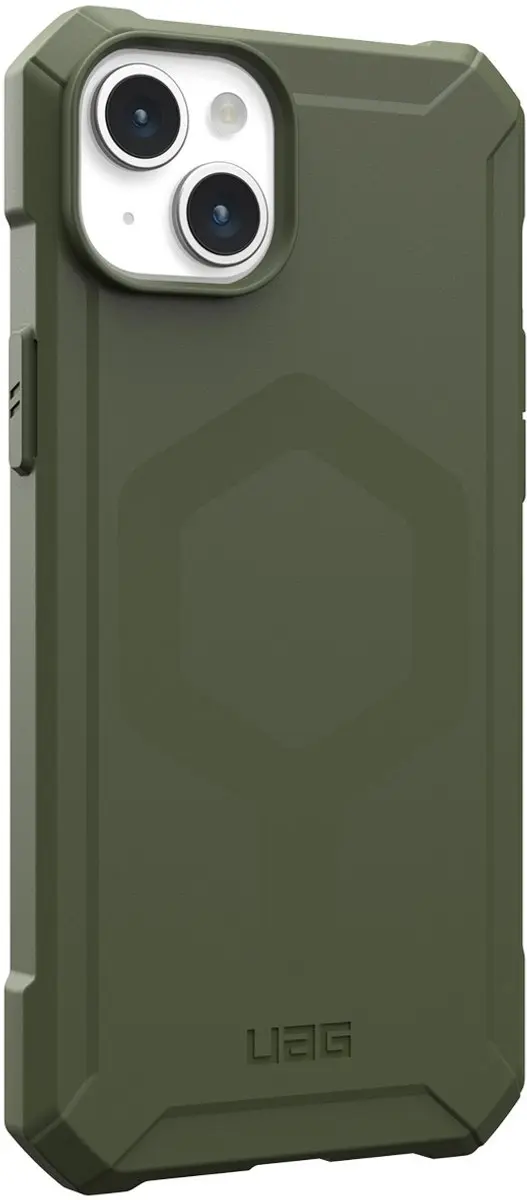Urban Armor Gear Essential Armor iPhone 15 Plus Hoesje - Groen - 114307117272 - afbeelding 4 van 6