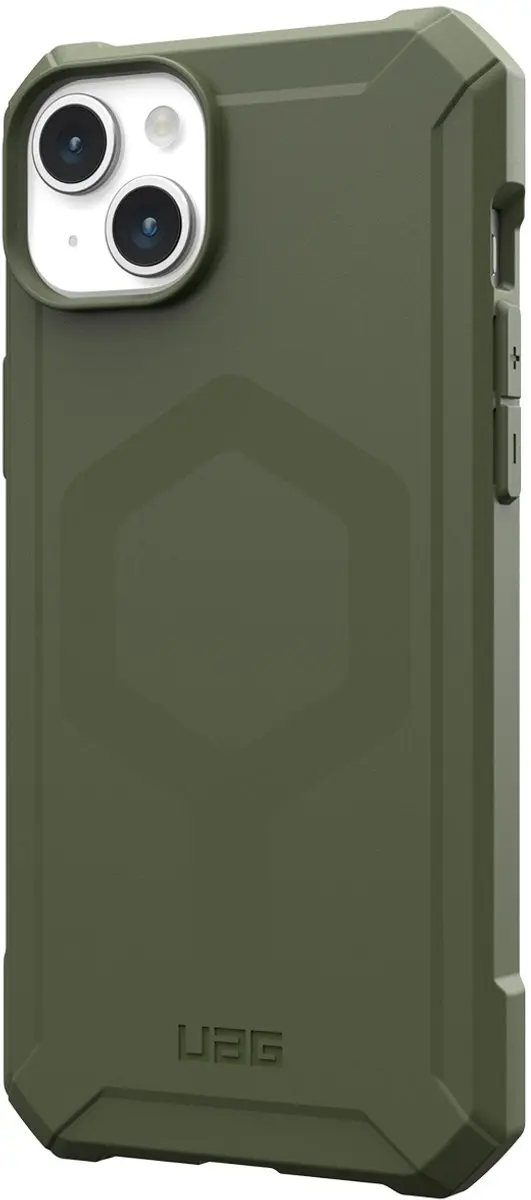 Urban Armor Gear Essential Armor iPhone 15 Plus Hoesje - Groen - 114307117272 - afbeelding 2 van 6