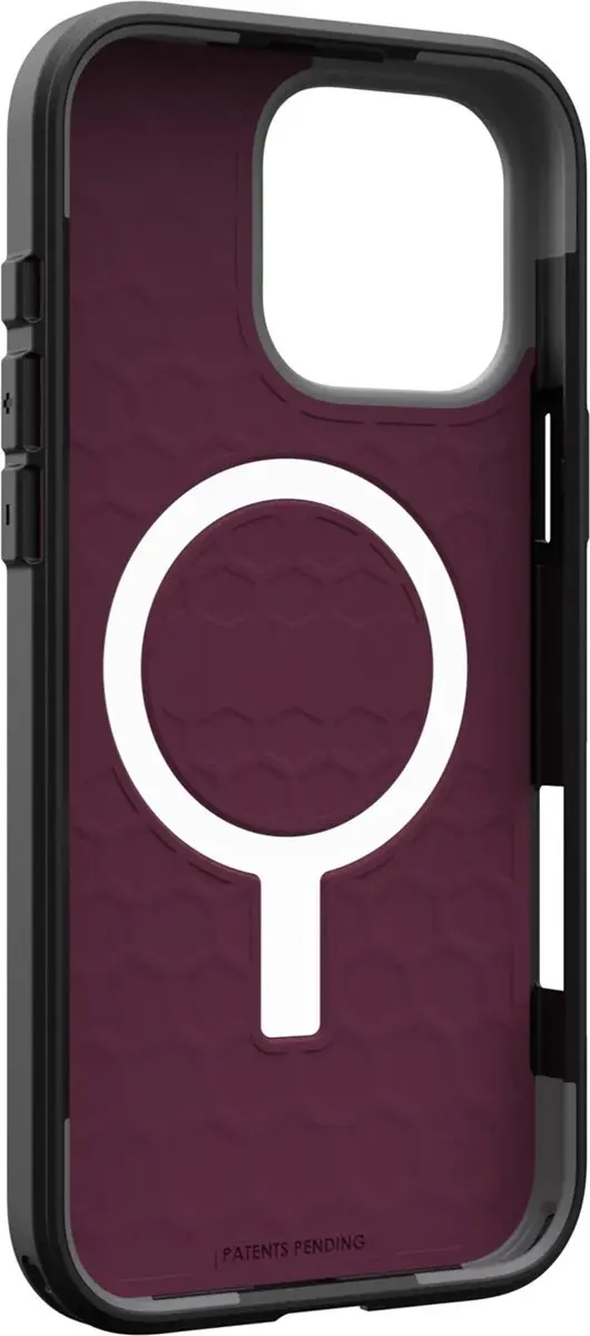 Urban Armor Gear Civilian Mag iPhone 16 Pro Max Hoesje - 114445119049 - Bordeaux - afbeelding 4 van 6