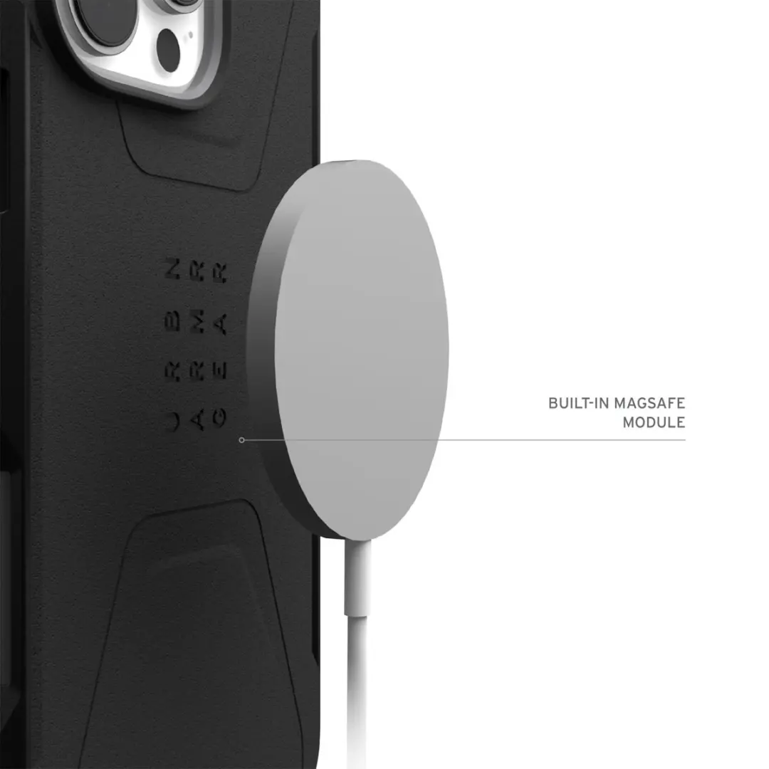 Urban Armor Gear Civilian Mag iPhone 16 Pro Max Hoesje 114445114040 - Zwart - afbeelding 4 van 6