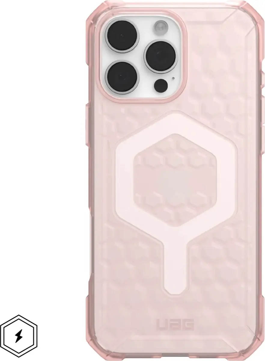 Urban Armor Gear Essential Armor Mag iPhone 16 Pro Max Hoesje - rose pink - afbeelding 2 van 6