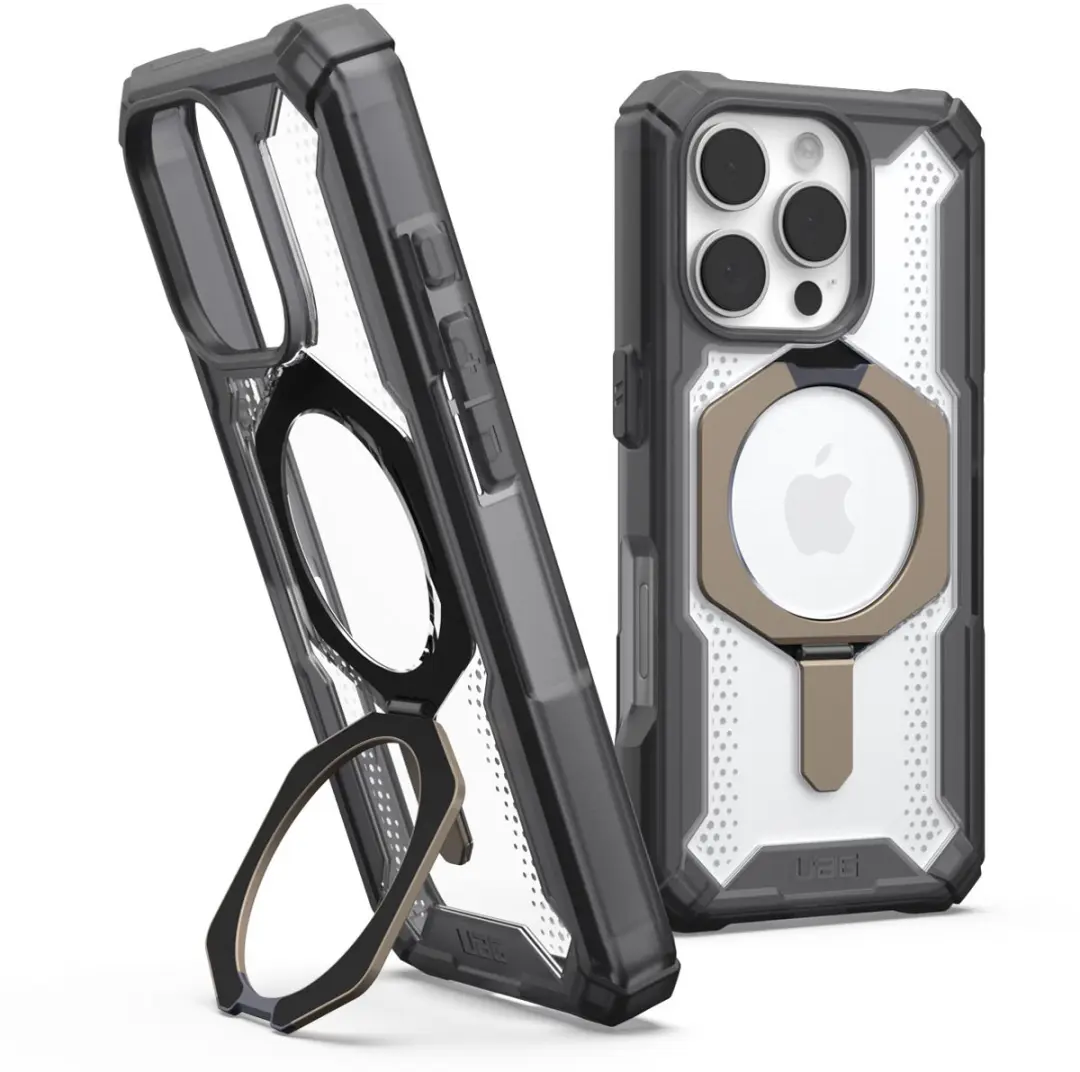 Urban Armor Gear Plasma XTE Mag iPhone 16 Pro Hoesje - ash/titanium - afbeelding 2 van 6