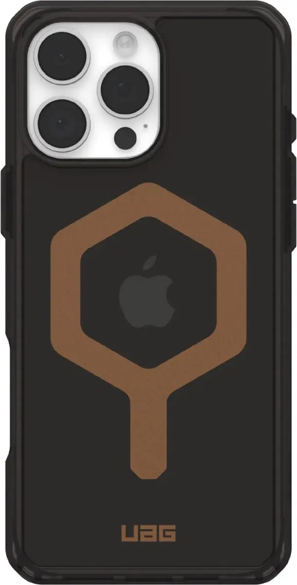 Urban Armor Gear Plyo Mag Hoesje iPhone 16 Pro Max - 114481114085 - Zwart/Brons - afbeelding 5 van 6
