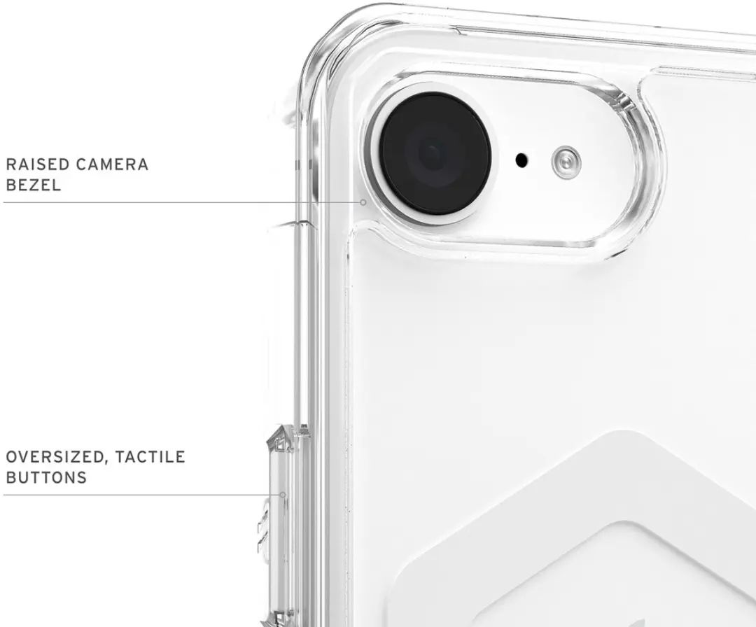 Urban Armor Gear Plyo Mag iPhone 16e Hoesje - 114501114341 - Ice/White - afbeelding 3 van 6