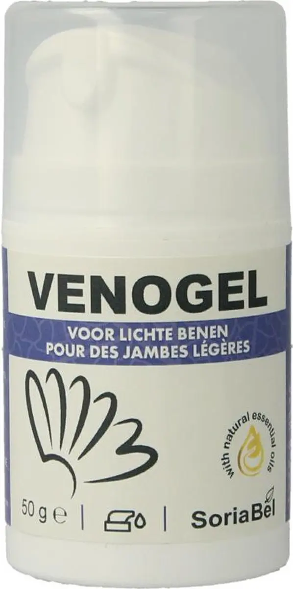 Soria Natural Venogel Crème 50ml - afbeelding 6 van 6