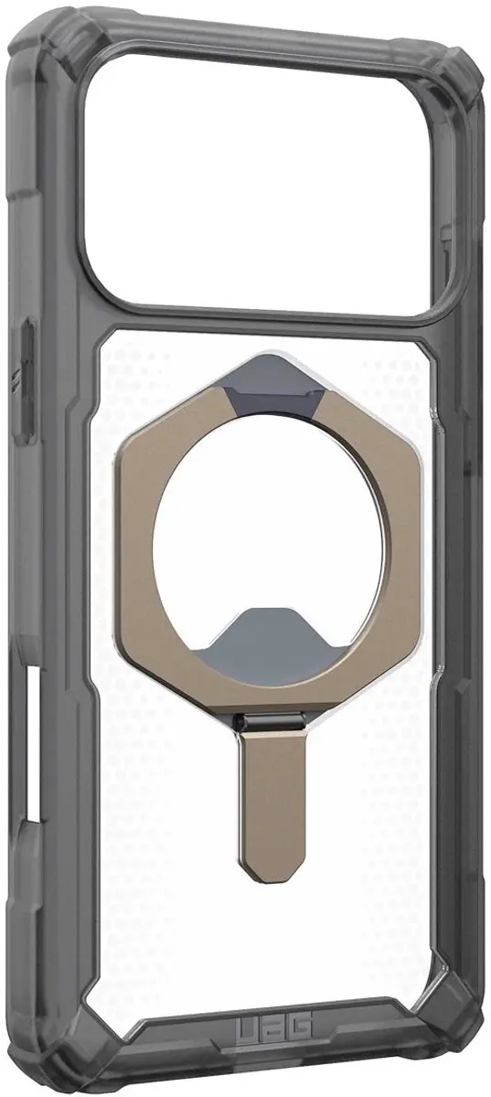 Urban Armor Gear Plasma XTE Backcover iPhone 17 Pro - Ash/Titanium - 114527113136 - afbeelding 2 van 6