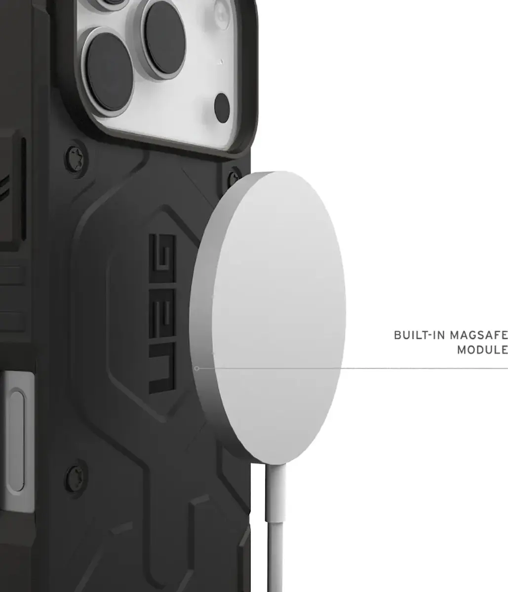 Urban Armor Gear Pathfinder Backcover iPhone 17 Pro 114548114040 - Zwart - afbeelding 5 van 6