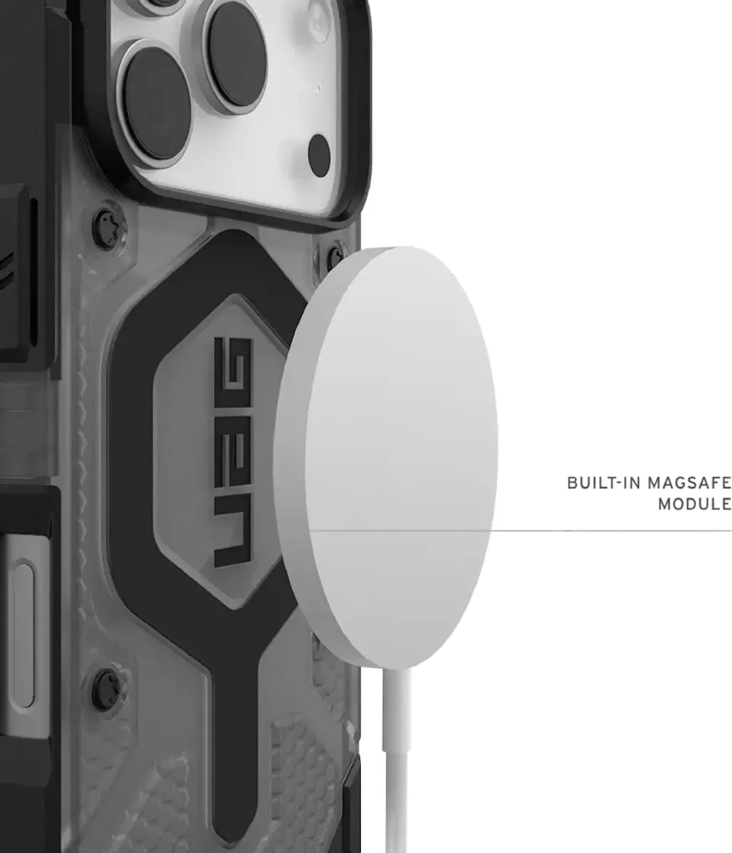 Urban Armor Gear Pathfinder MagSafe-hoes iPhone 17 Pro - Zwart - 840283923289 - afbeelding 5 van 6