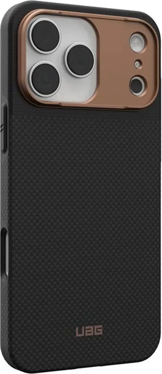 Urban Armor Gear Fibr Armr 114555113985 Backcover - iPhone 17 Pro - Graphite/Bronze - afbeelding 2 van 6