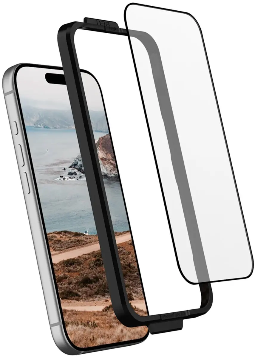 Urban Armor Gear Shield Plus Screenprotector iPhone 17 Pro - afbeelding 2 van 6