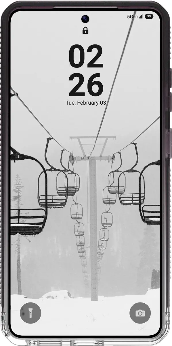 Urban Armor Gear Plyo Hoes Samsung Galaxy S23 - Zwart/Transparant - afbeelding 5 van 6