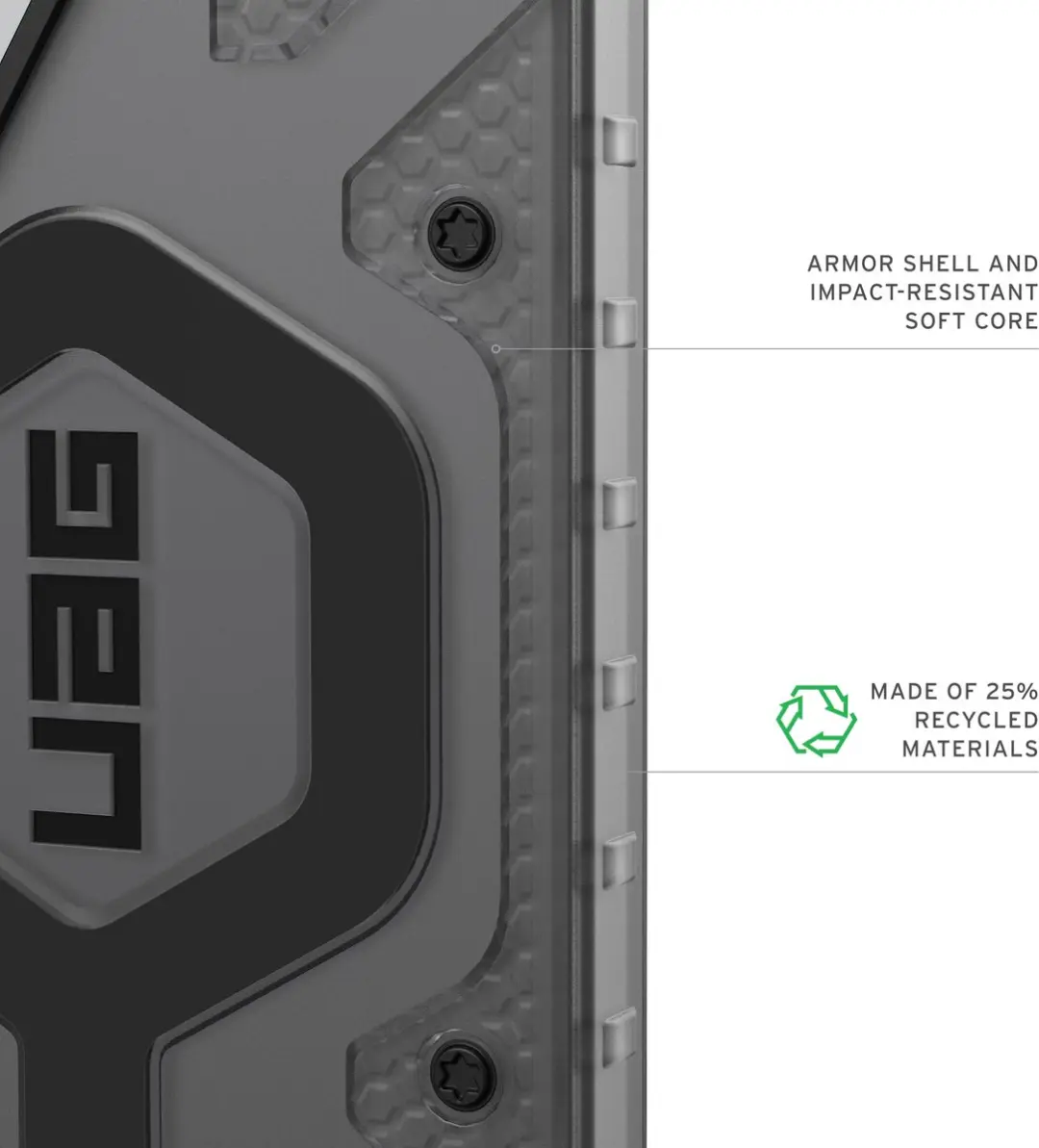 Urban Armor Gear Pathfinder Backcover S26 Ultra - Zwart - afbeelding 5 van 6