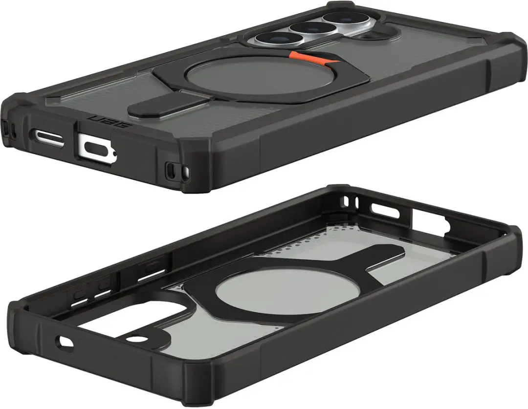 Urban Armor Gear Plasma XTE Backcover S26+ - Zwart/Orange - afbeelding 4 van 6