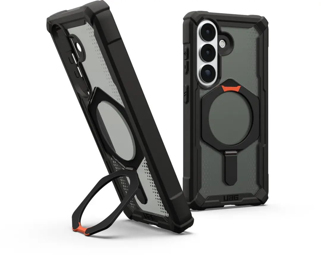 Urban Armor Gear Plasma XTE Backcover S26+ - Zwart/Orange - afbeelding 3 van 6
