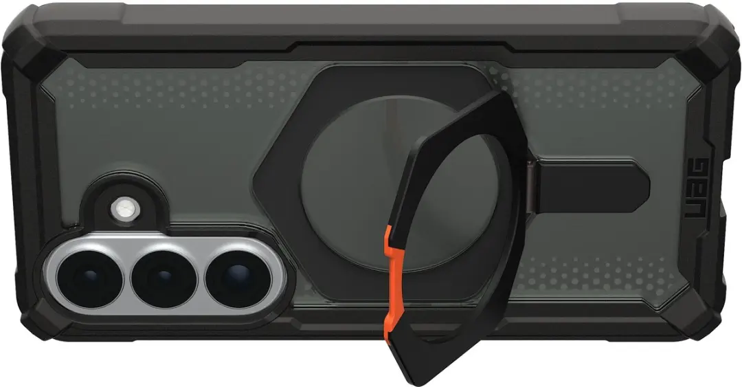 Urban Armor Gear Plasma XTE Backcover S26+ - Zwart/Orange - afbeelding 5 van 6